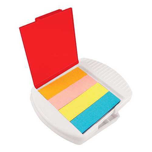 DK-061, Pisa papeles de plástico con banderitas de colores (80 en 4 colores), colores: blanco, rojo y azul